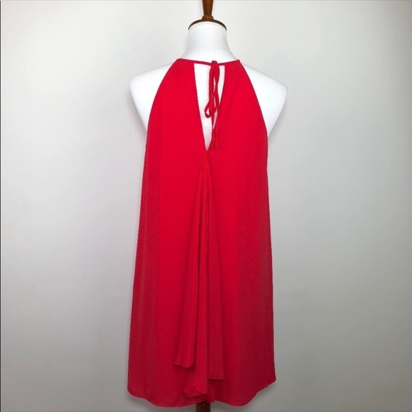 BCBGMaxAzria Red Halter Dress - Picture 2 of 8